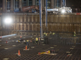 27-Hour concrete pour