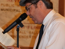 Alderman Murphy reads an Irish love poem by Yeats.