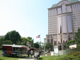 Traveling Beer Garden at Red Arrow Park