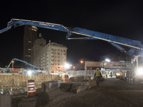 27-Hour concrete pour