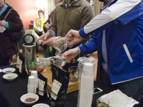 Getting Drinks at ART Jamboree