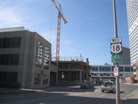 Construction of 833 East.