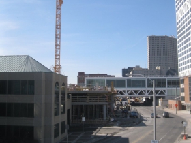 Construction of 833 East.