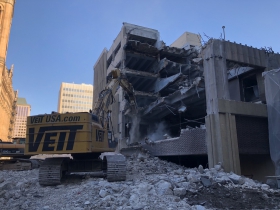 BMO Harris Parking Garage Demolition