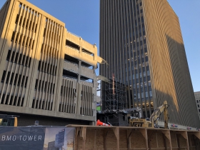 BMO Harris Parking Garage Demolition