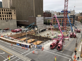 BMO Tower Concrete Pour