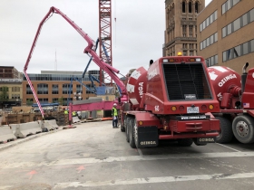BMO Tower Concrete Pour