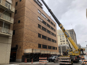 Crane Lift on AT&T Annex