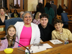 Ald. JoCasta Zamarripa at Charter Meeting