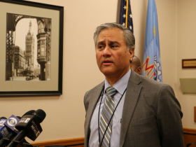 Eduardo Galvan Speaks at MPS Lead Press Conference