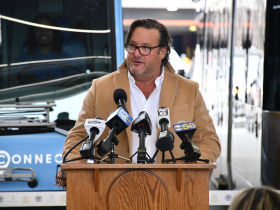 Developer Rick Barrett at L Line Opening