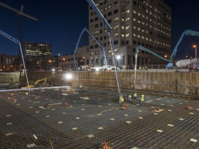 27-Hour concrete pour