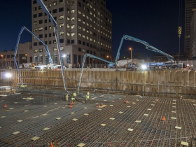 27-Hour concrete pour