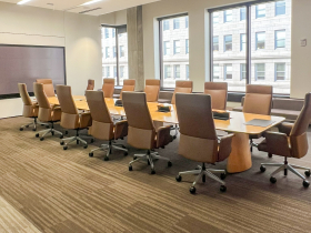 Existing Interior of Johnson Controls Building - 2024