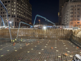 27-Hour concrete pour