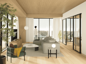 The Edison Apartment Rendering