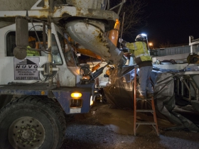 27-Hour concrete pour