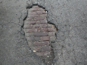 Brick Road in Milwaukee