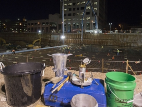 27-Hour concrete pour