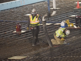 27-Hour concrete pour