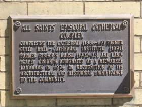 All Saints Episcopal Cathedral marker