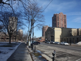 Apartments along N. Jackson Street