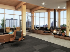 Ascent Club Room Rendering