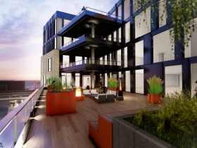 Balconies at Huron Building