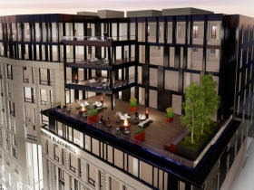 Balconies at Huron Building