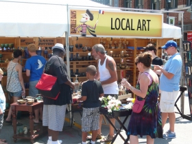 Local Art at Bastille Days
