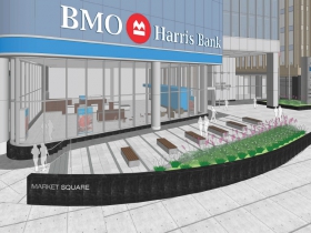 BMO Harris Financial Center Plaza Rendering