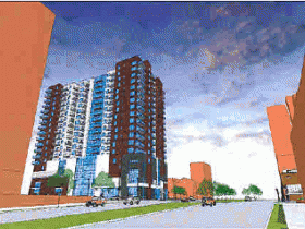 The Bookends Rendering.