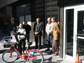 Kristin Bennett, City of Milwaukee Bicycle and Pedestrian Coordinator.