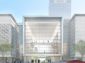 NML Cass St. entrance.