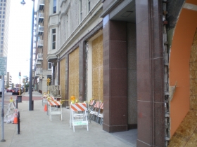 Mid-Restoration at Colby Abbot Building