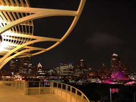Looking back at the city.