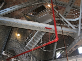 More stairs.