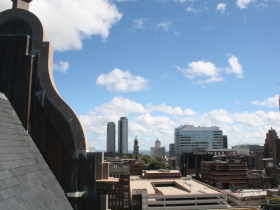Kilbourn Tower and University Club in the distance.