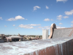 The Moderne in the distance.