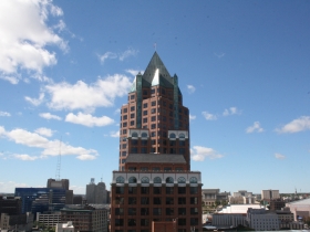 Milwaukee Center as seen from the roof of City Hall.