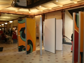 The MECCA Floor public art installation.