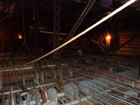 Inner works of the Pabst Theater.