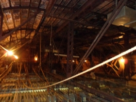 Inner works of the Pabst Theater.