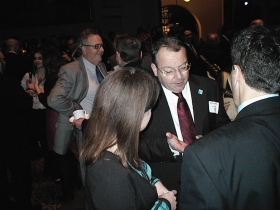 DCD Commissioner Rocky Marcoux chats it up.