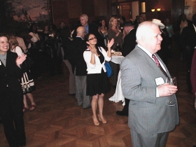 Ray Vahey, right, was one of the hundreds in attendance at the birthday party for Rep. Gwen Moore, Sunday, May 5th, 2013 at the Milwaukee Athletic Club.
