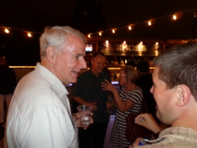 Mayor Tom Barrett and Jeramey Jannene.