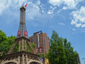43-foot Eiffel Tower replica