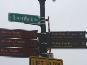 E. State street and N. RiverWalk Way