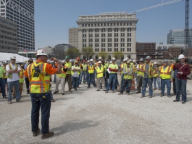 Fall protection demonstration