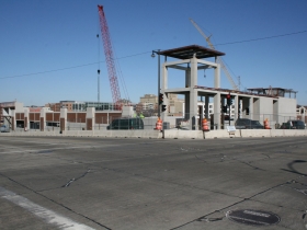 MSOE Athletic Field and Parking Complex under construction.